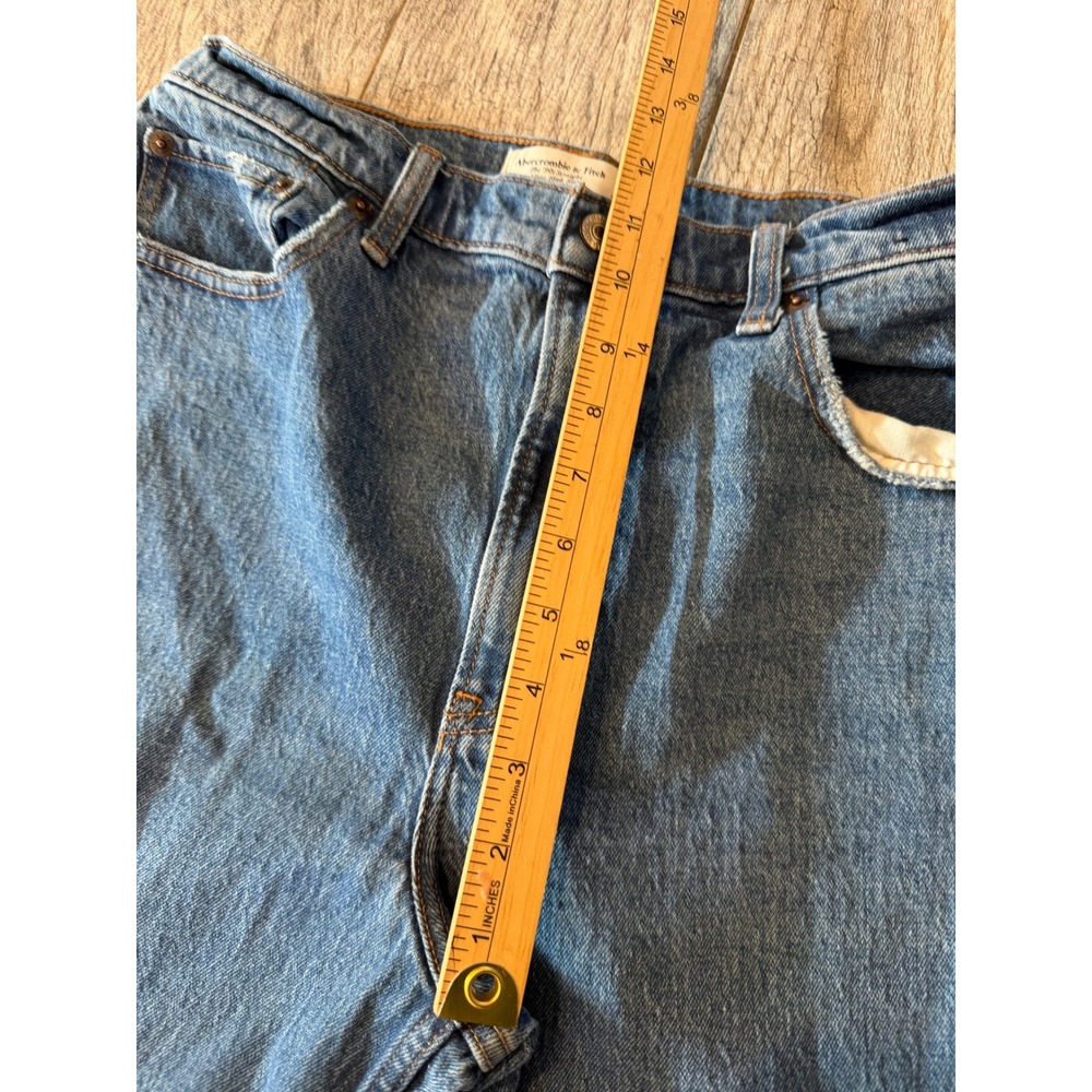Abercrombie & Fitch The 90s Straight Jeans‎ 30 10R 10 Curve Love Ultra High Rise - Picture 6 of 12